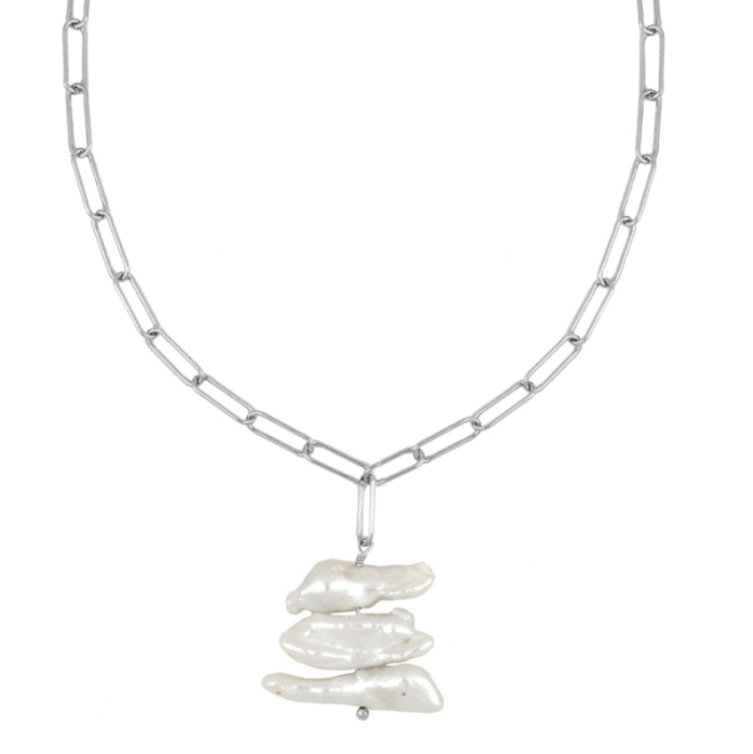 Collar Monolito Perla