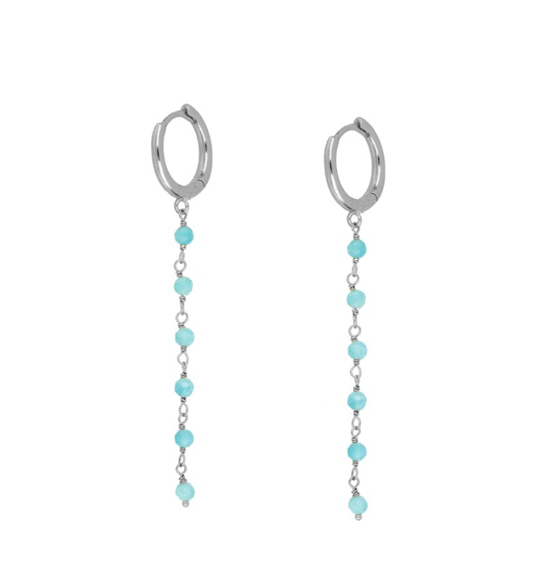 Pendientes Eslabón Amazonita