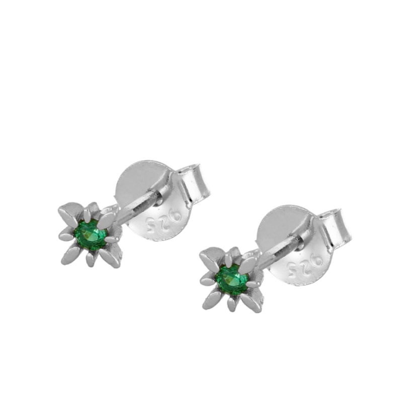 Pendientes Luz Verde