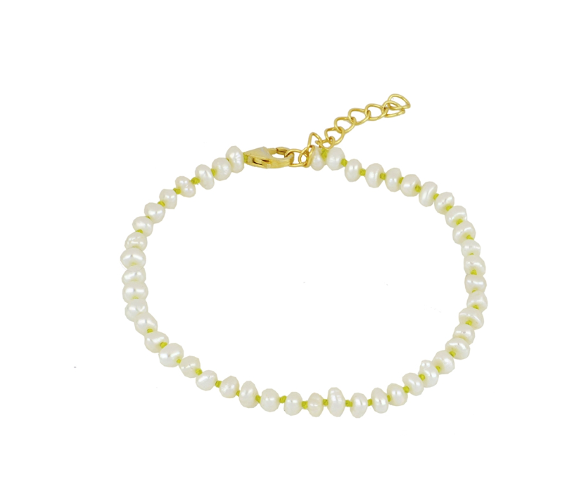 Pulsera Perla Pistacho