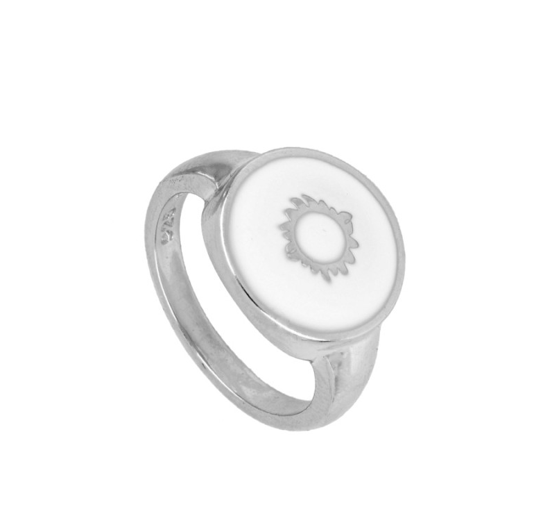 Anillo Sol blanco