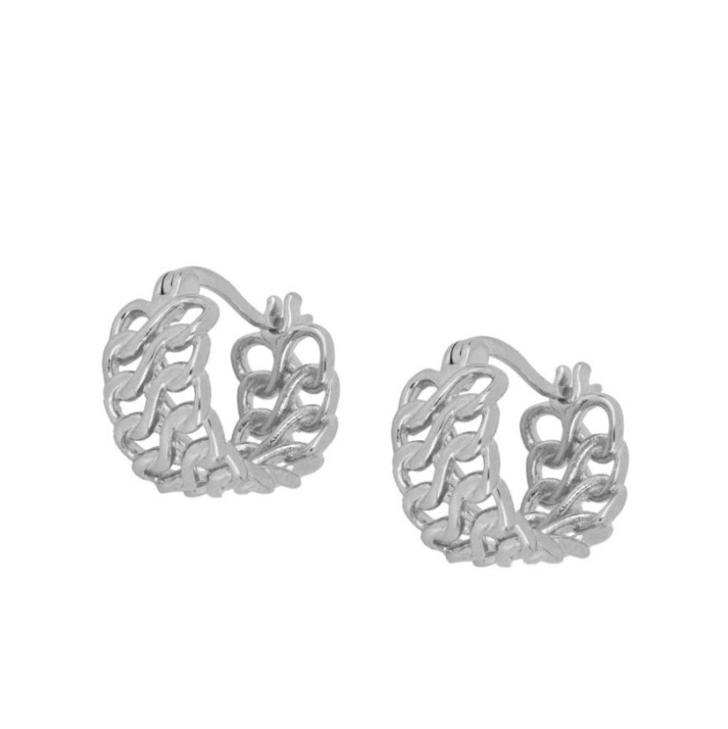 Pendientes Trenza 13mm