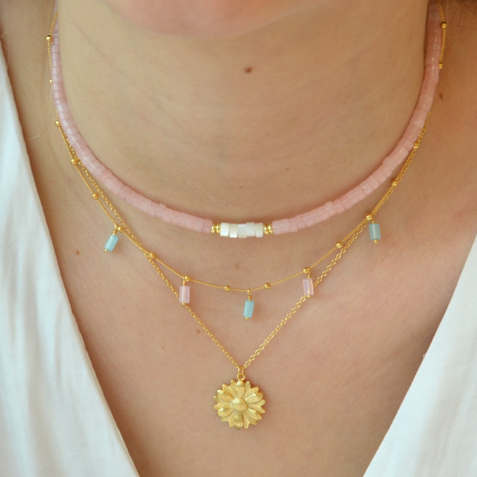 Collar Formentor Rosa