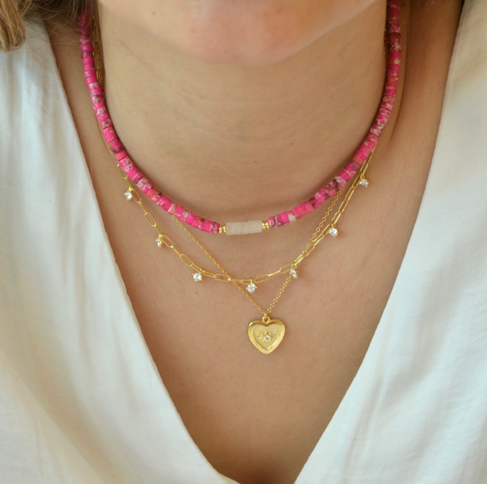 Collar Formentor Fucsia