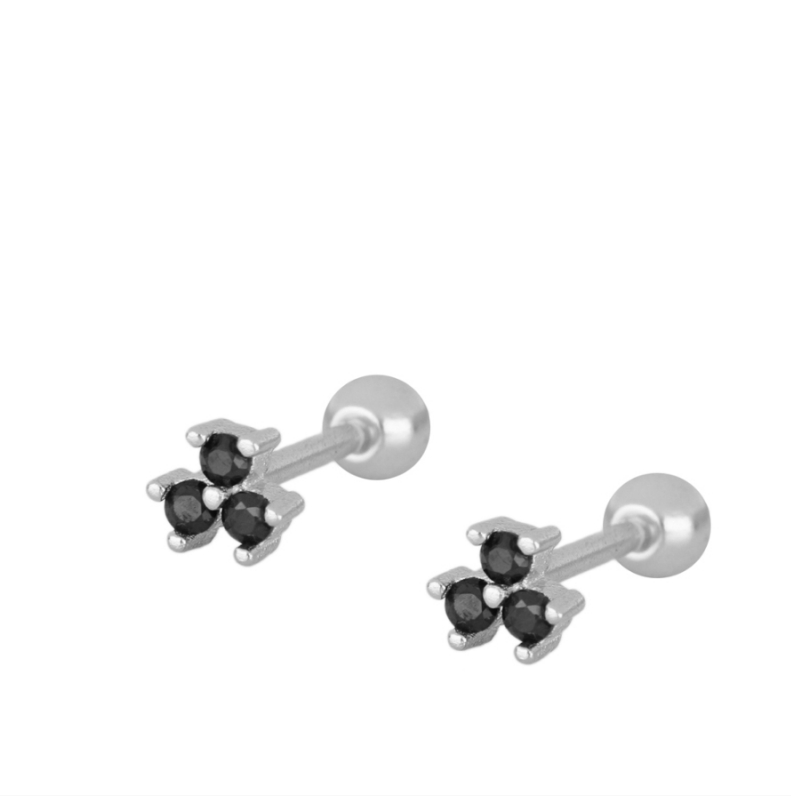 Piercing Triple Circonita Negro