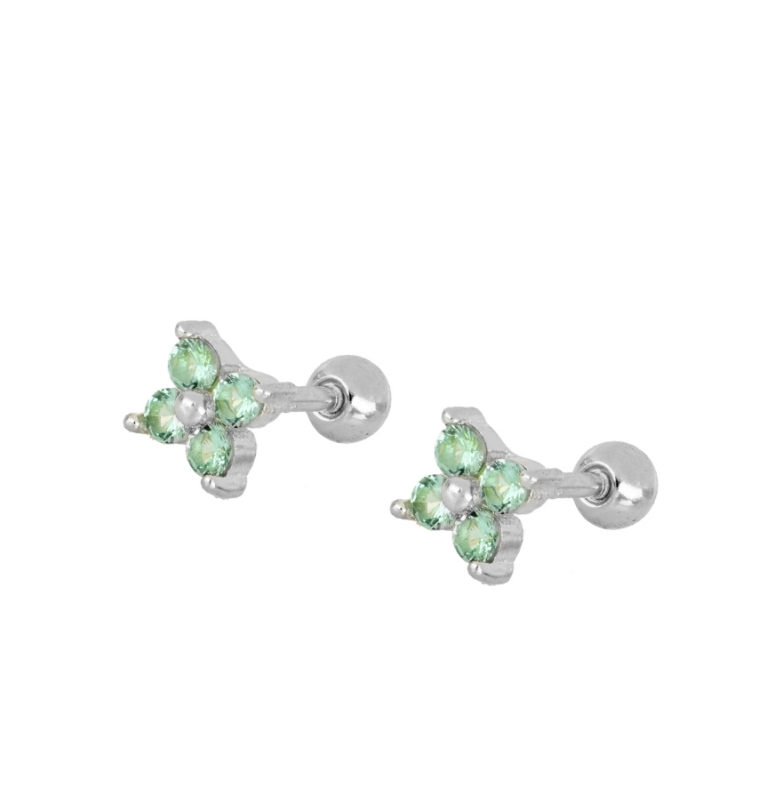 Piercing Flor Verde