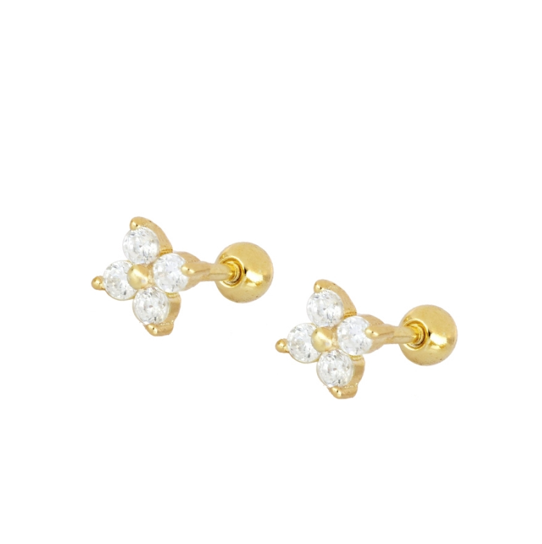 Piercing Flor Blanca