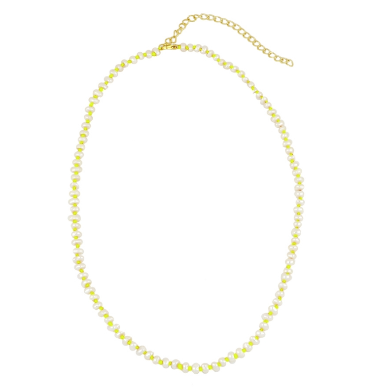 Collar Perla Pistacho