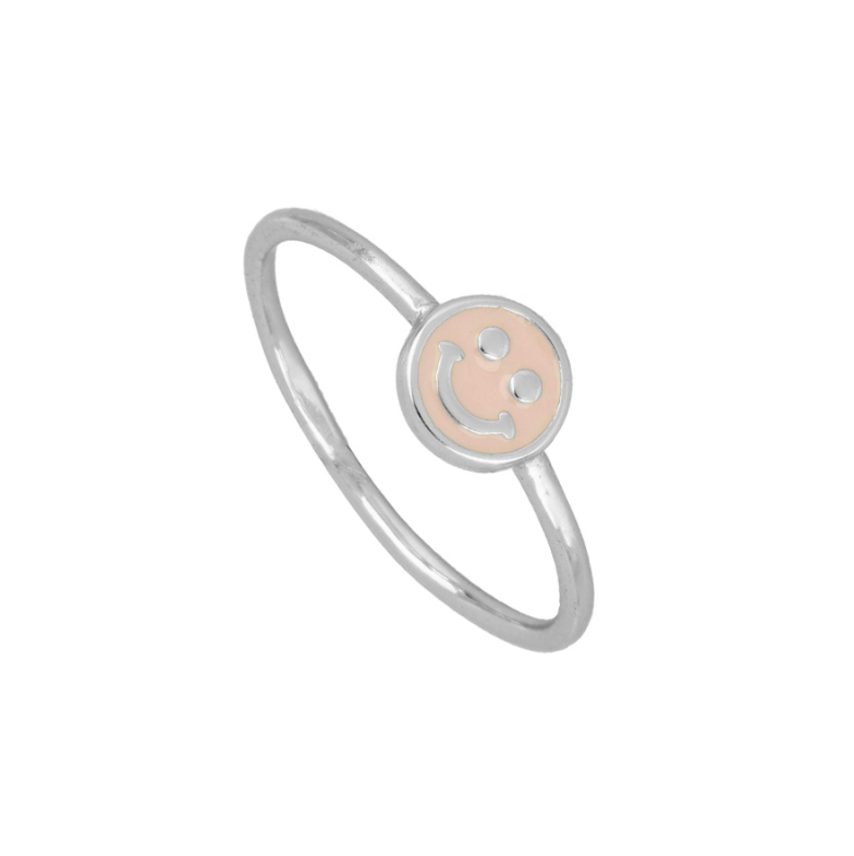 Anillo Mini Smile Rosa