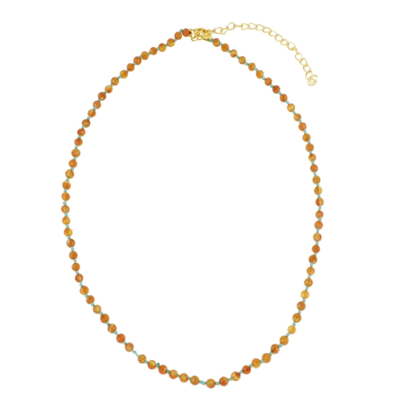 Collar Rosario Naranja