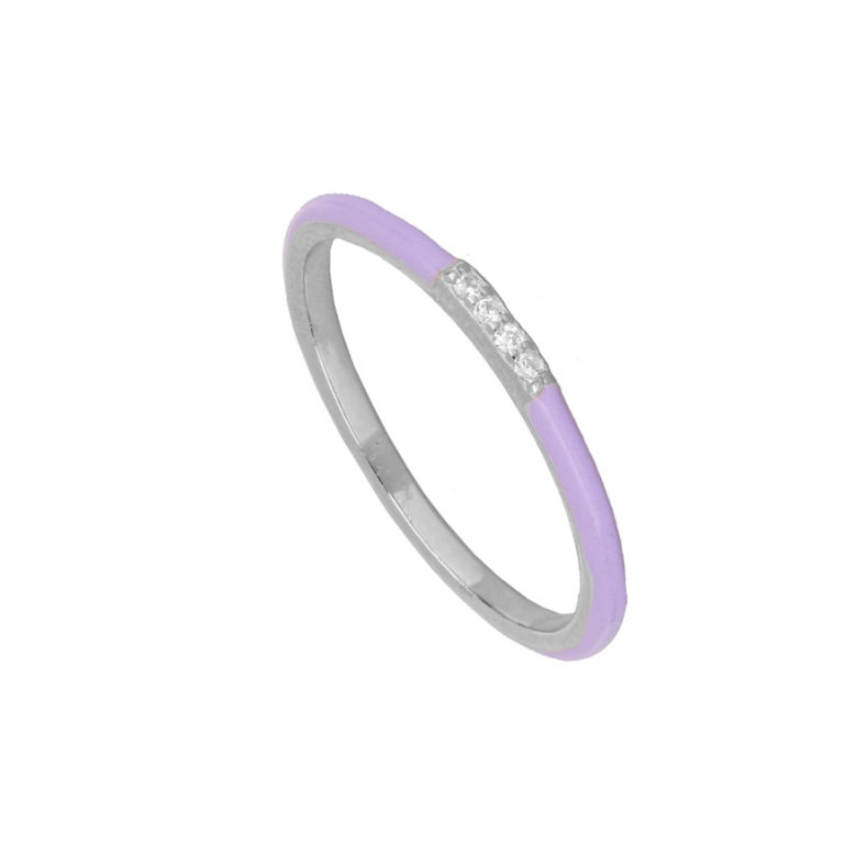 Anillo Verbena Lila