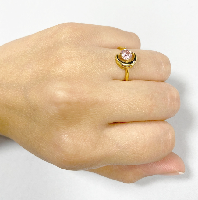 Anillo Luna Rosa