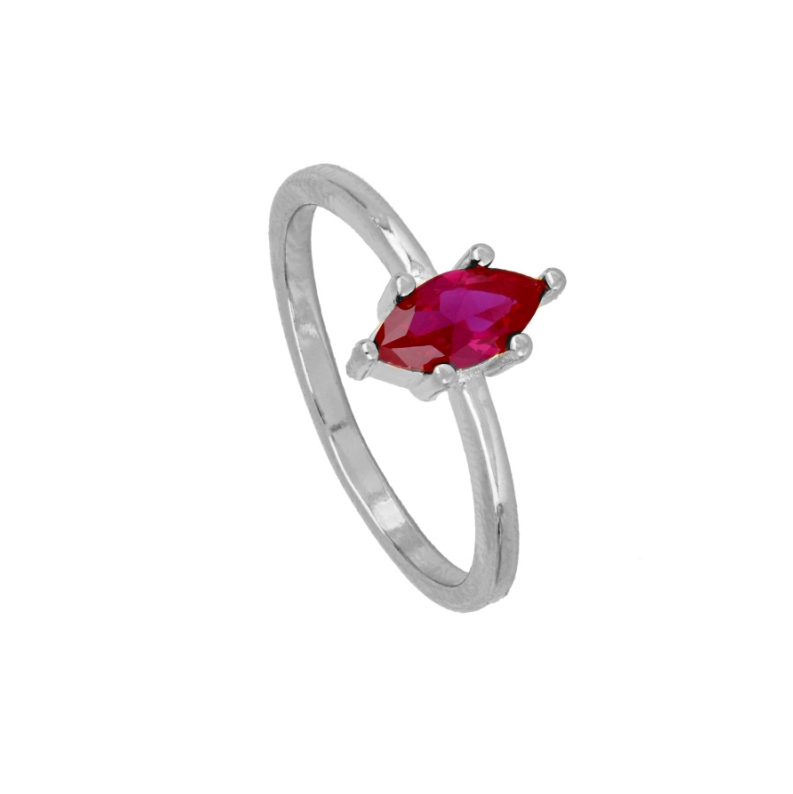 Anillo Espejo Fucsia