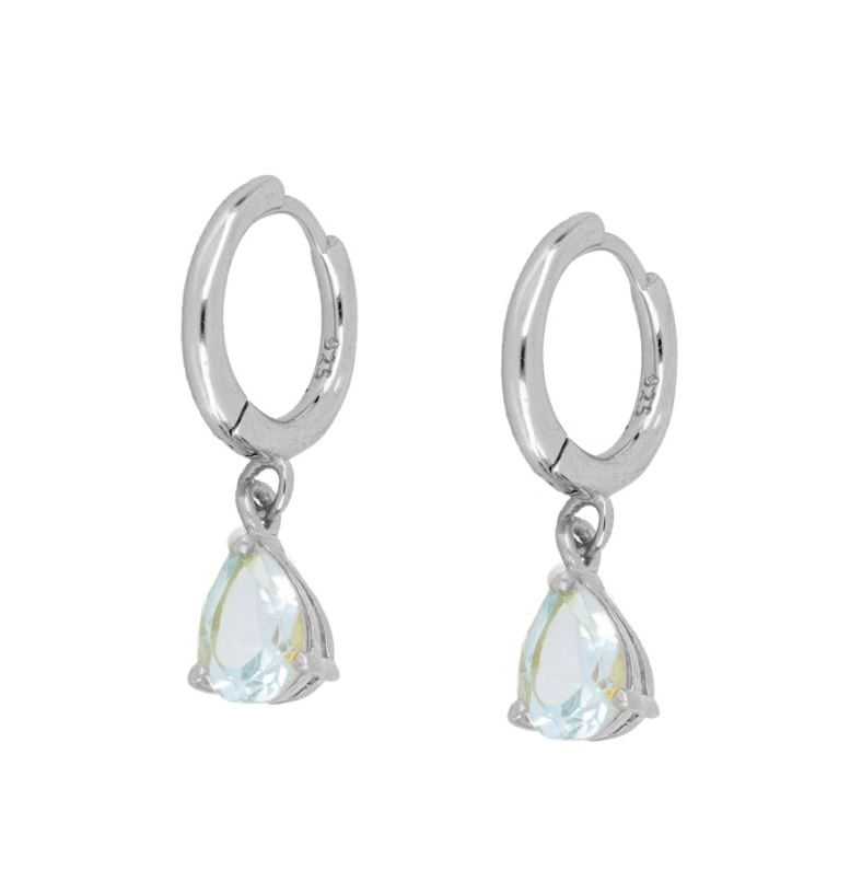 Pendientes Gota Topacio