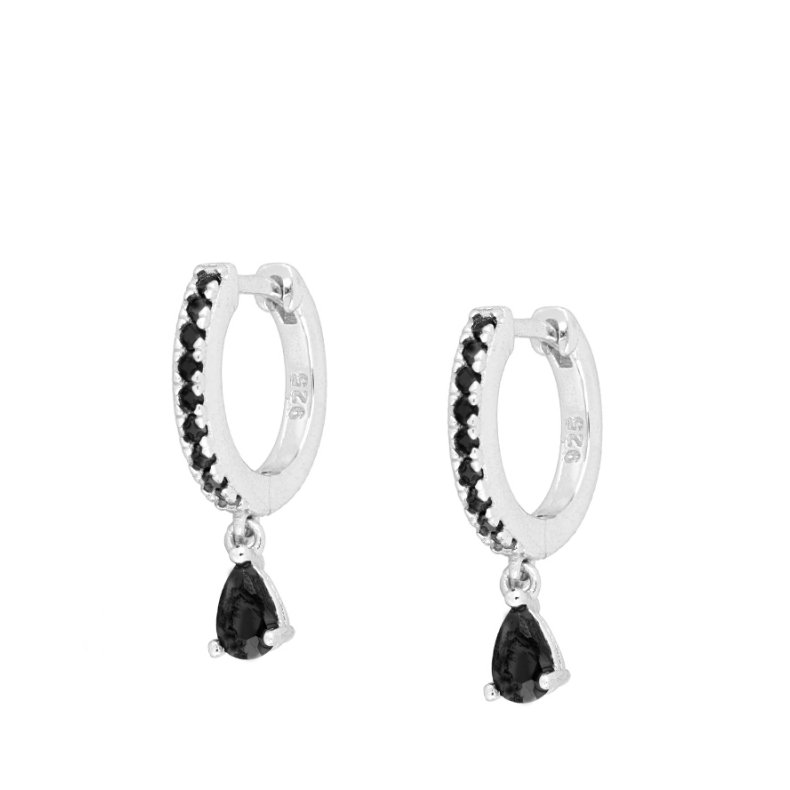 Pendientes Gota Negra