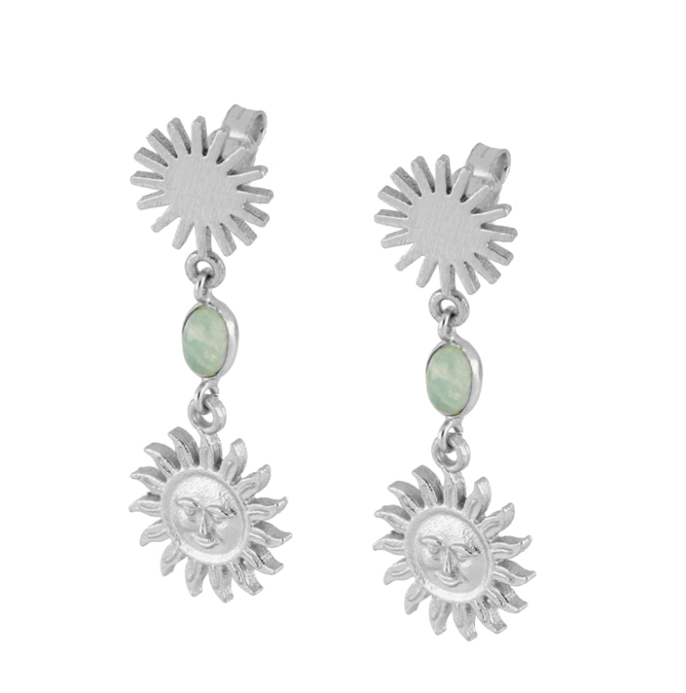 Pendientes Cala Nova Amazonita
