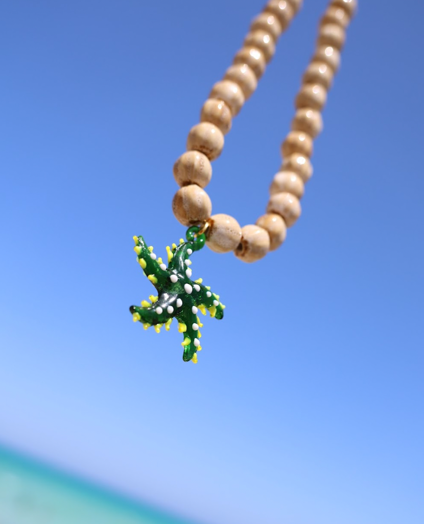 Collar Green Starfish