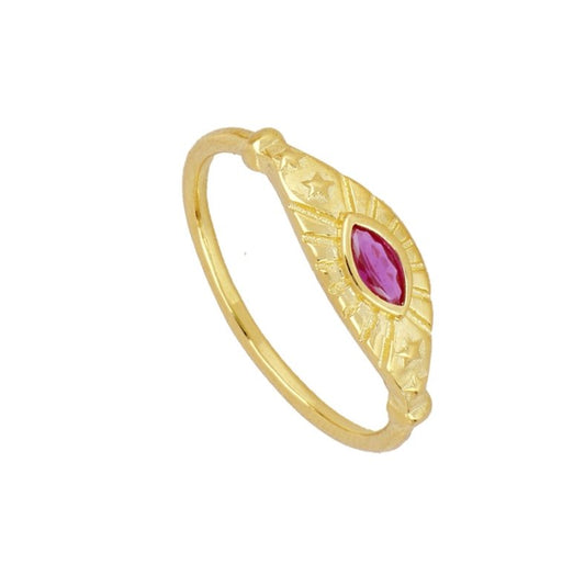 Anillo Bellver Fucsia - ecos mallorca