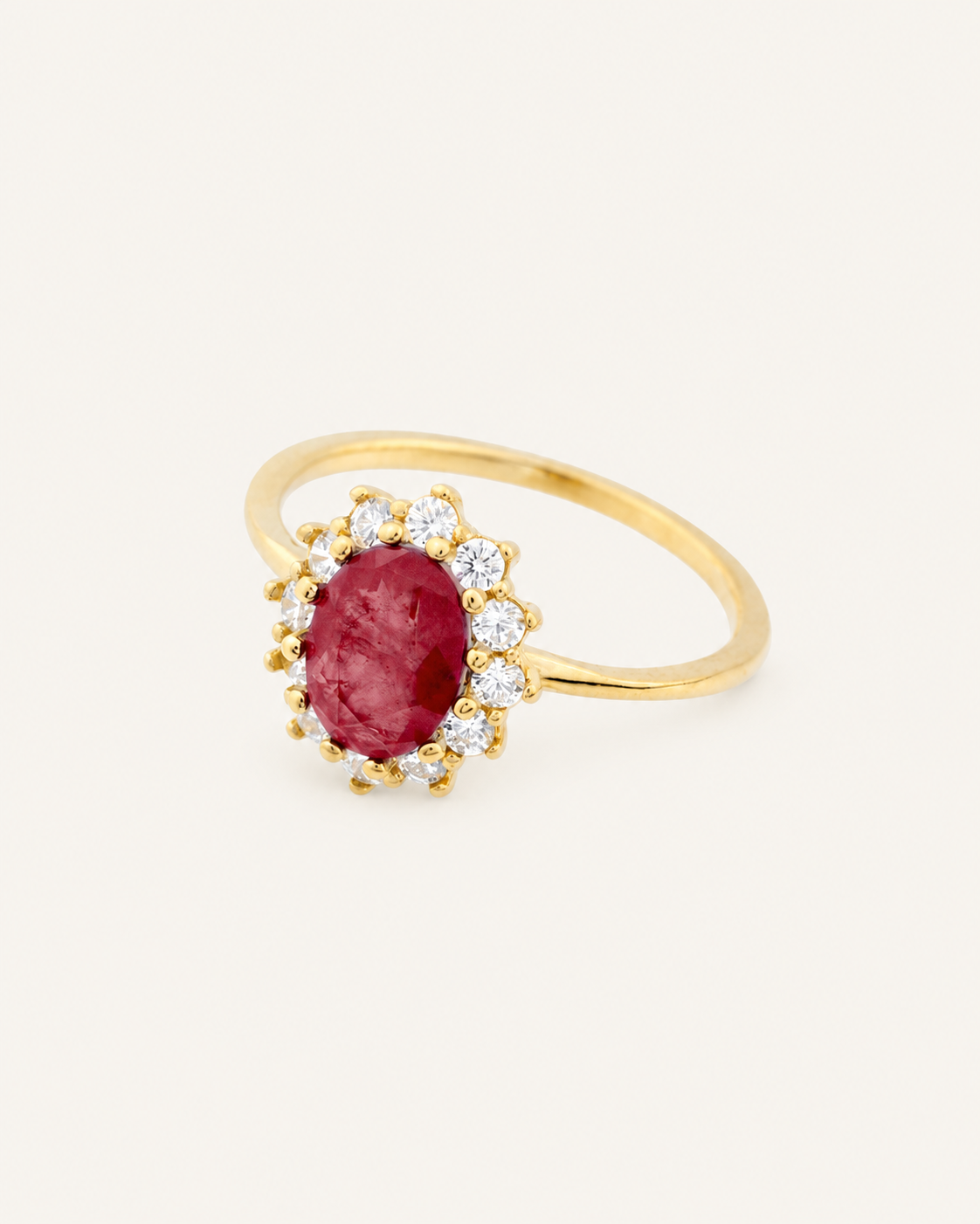 Anillo Magrana · Fondo marfil