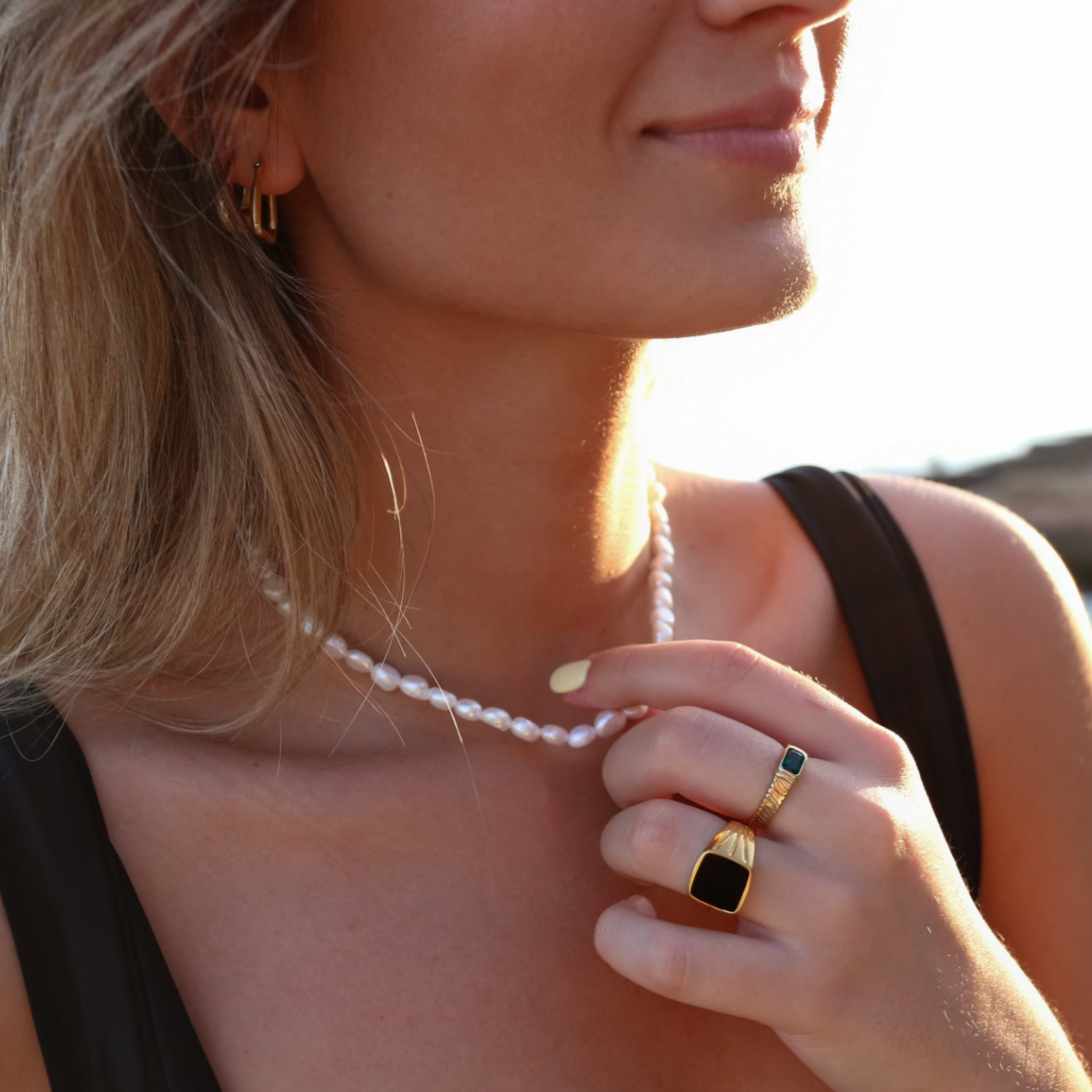 Collar Perla Natural