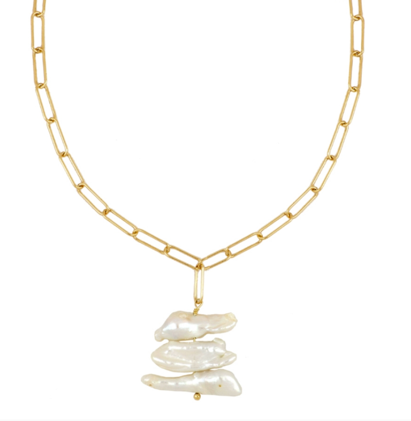 Collar Monolito Perla