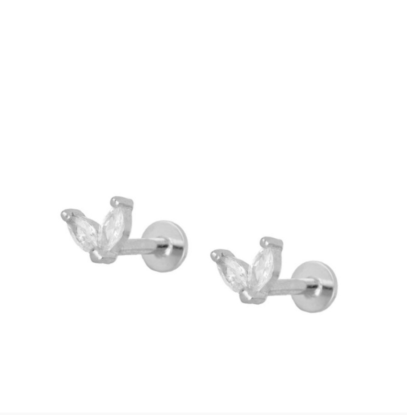 Piercing Semi-flor Blanca
