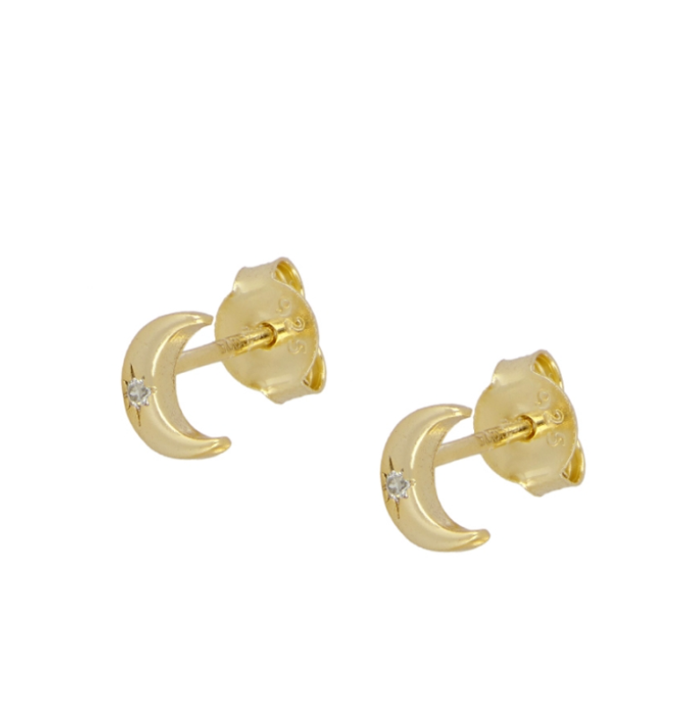 Pendientes Luna Creciente