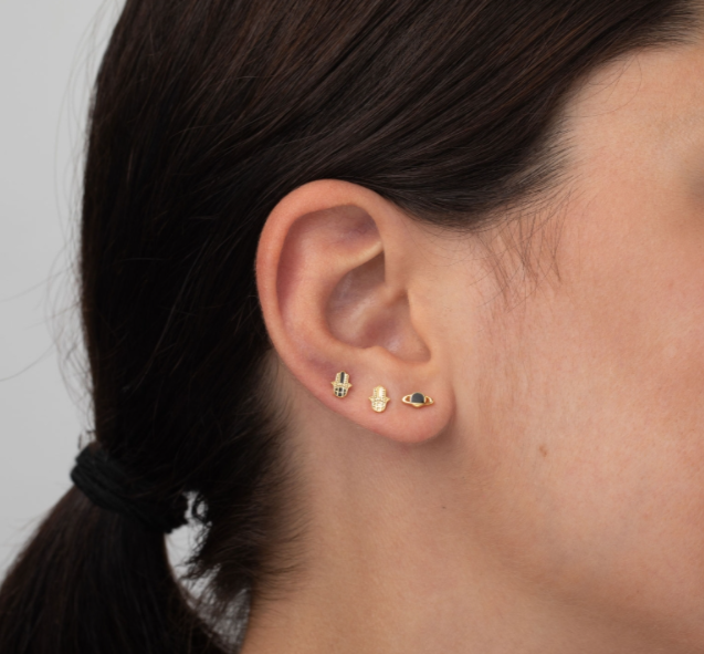 Pendientes Saturno Mini