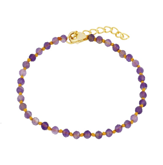 Pulsera Rosario Lila