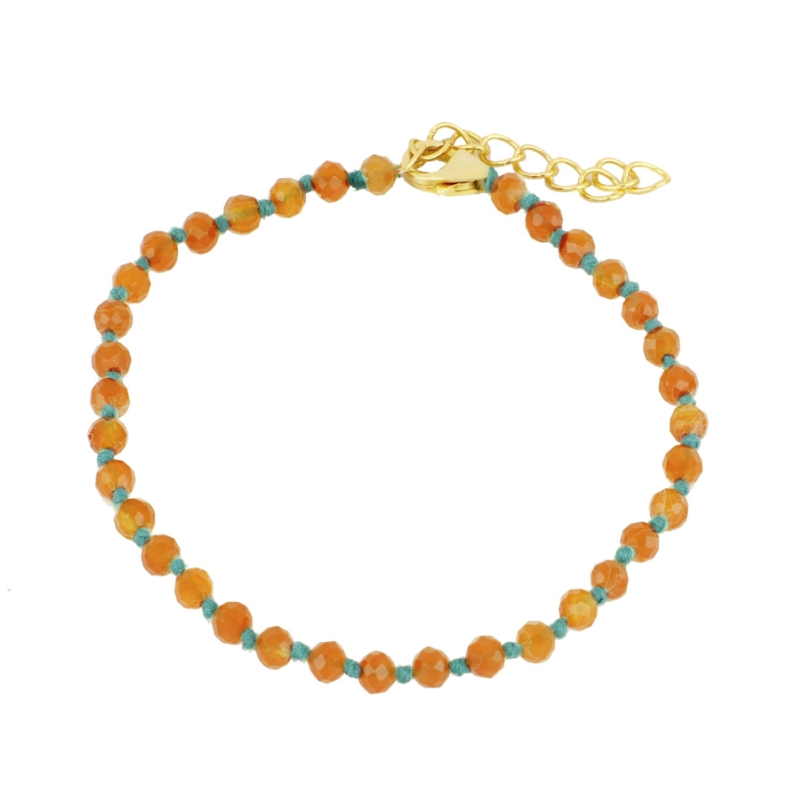 Pulsera Rosario Naranja