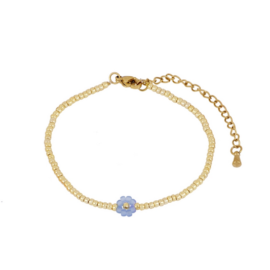 Pulsera Margarita Azul