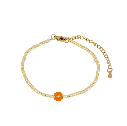 Pulsera Margarita Naranja