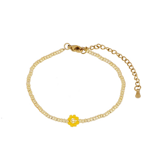 Pulsera Margarita Amarilla