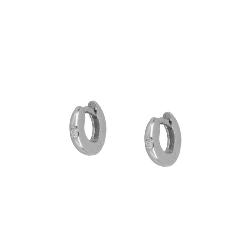 Piercing Mini Hoop Blanco