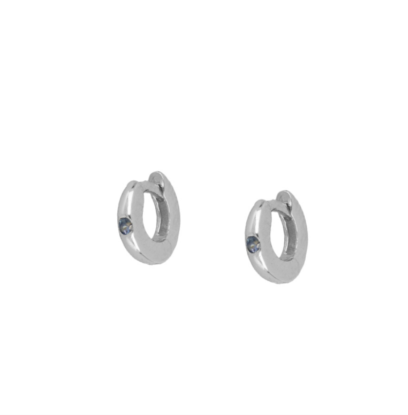 Piercing Mini Hoop Azul