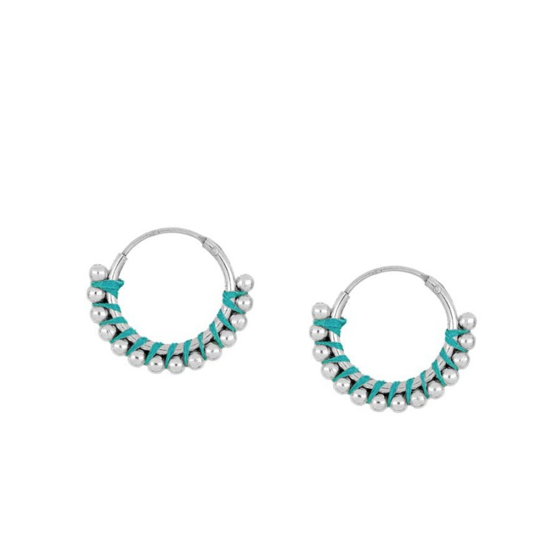 Pendientes Mondragó Turquesa 16mm