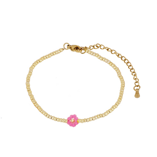 Pulsera Margarita Rosa