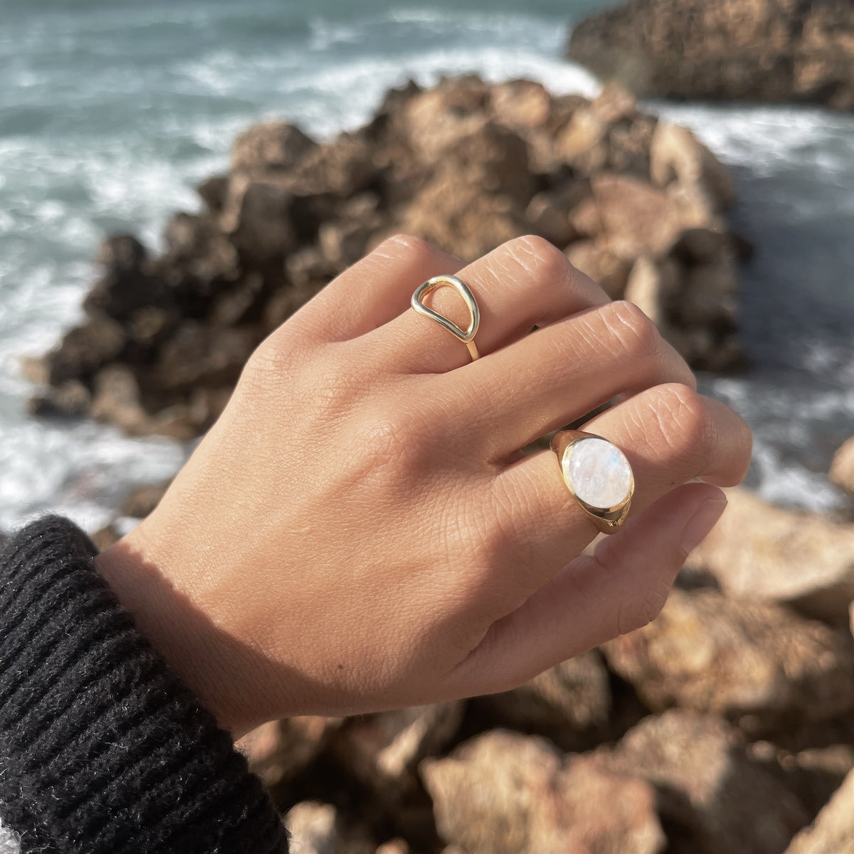 Anillo Perú Piedra Luna