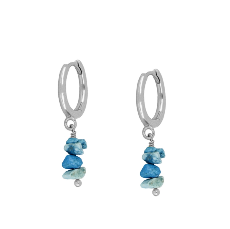 Pendientes Piedra Turquesa