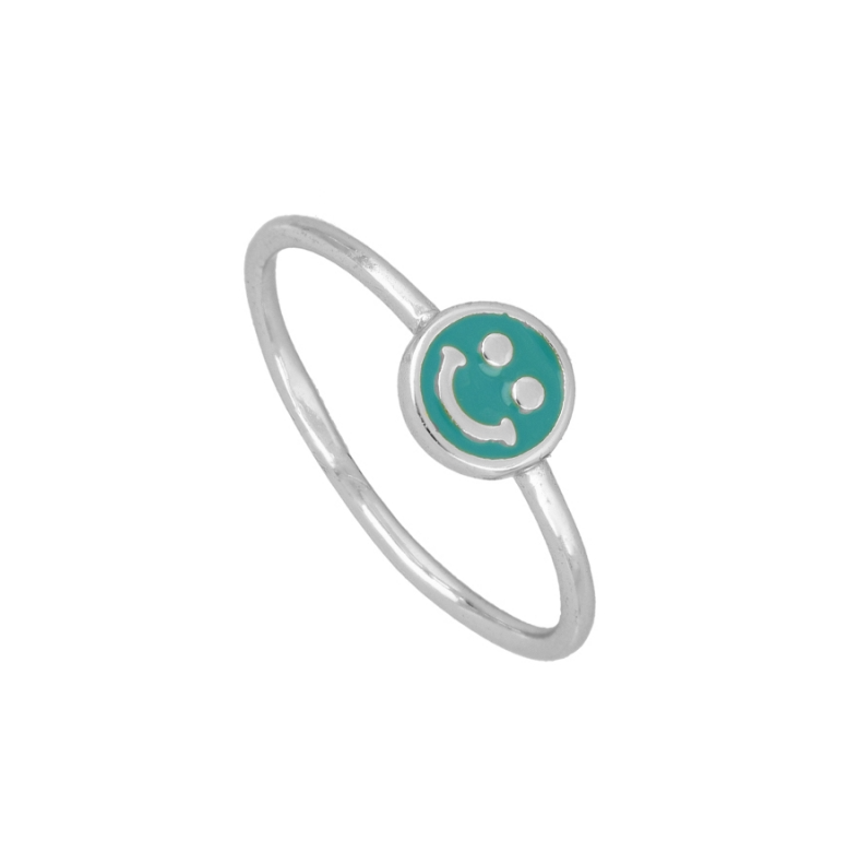 Anillo Mini Smile Verde