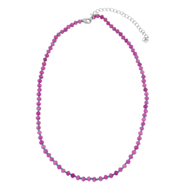 Collar Rosario Lila