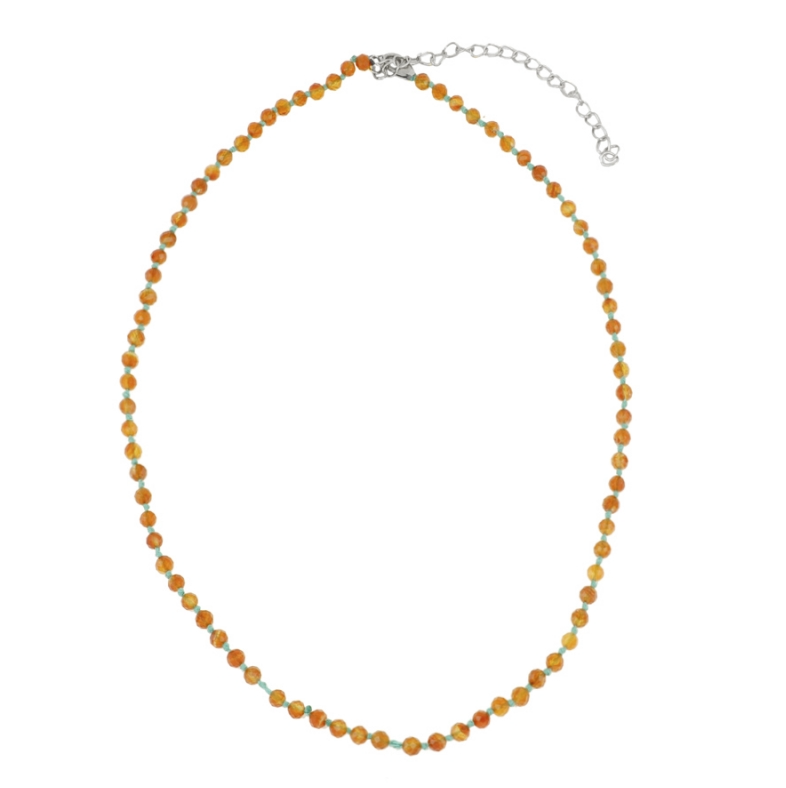 Collar Rosario Naranja