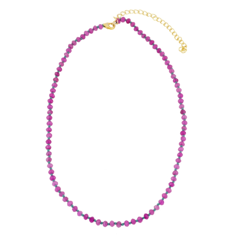 Collar Rosario Lila