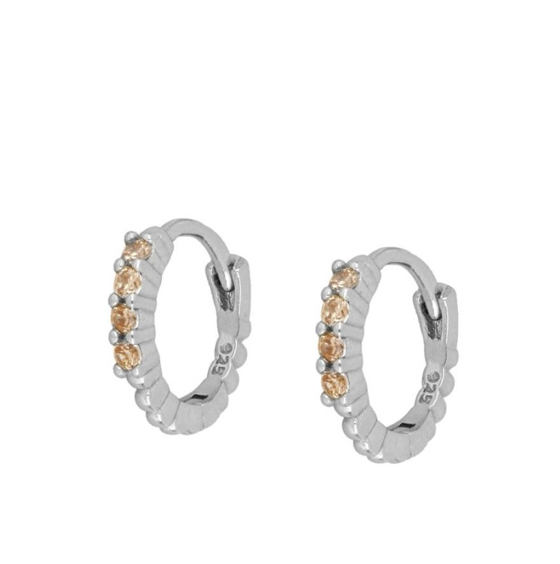 Pendientes Calma Champagne