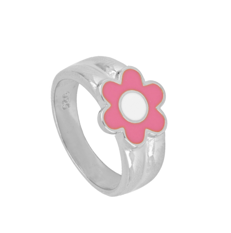 Anillo Sello Margarita Rosa