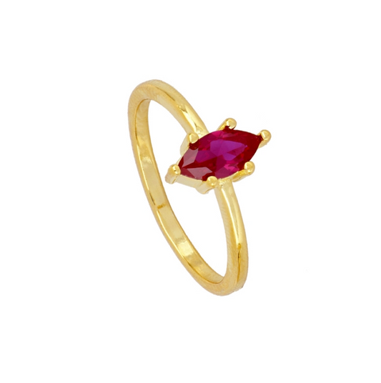 Anillo Espejo Fucsia