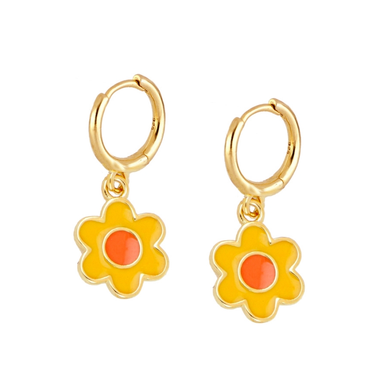 Pendientes Flor Amarilla