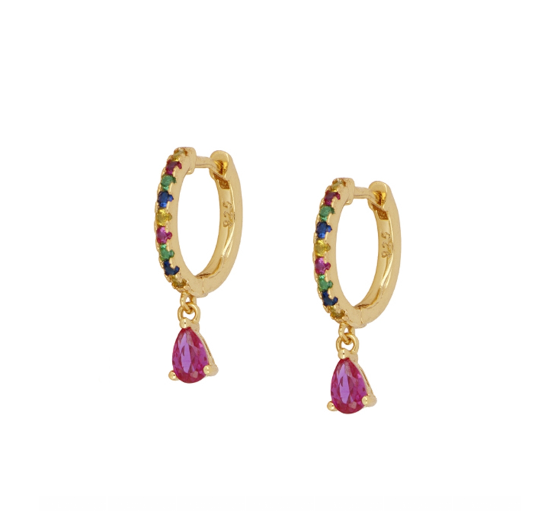 Pendientes Gota Multicolor