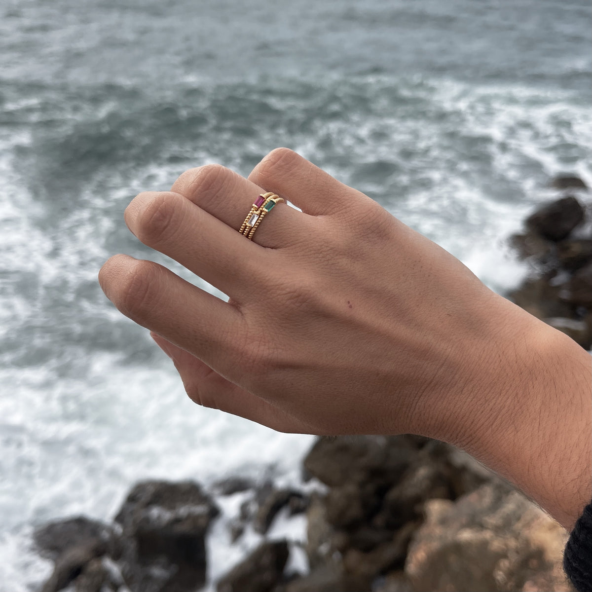 Anillo Paguera Verde
