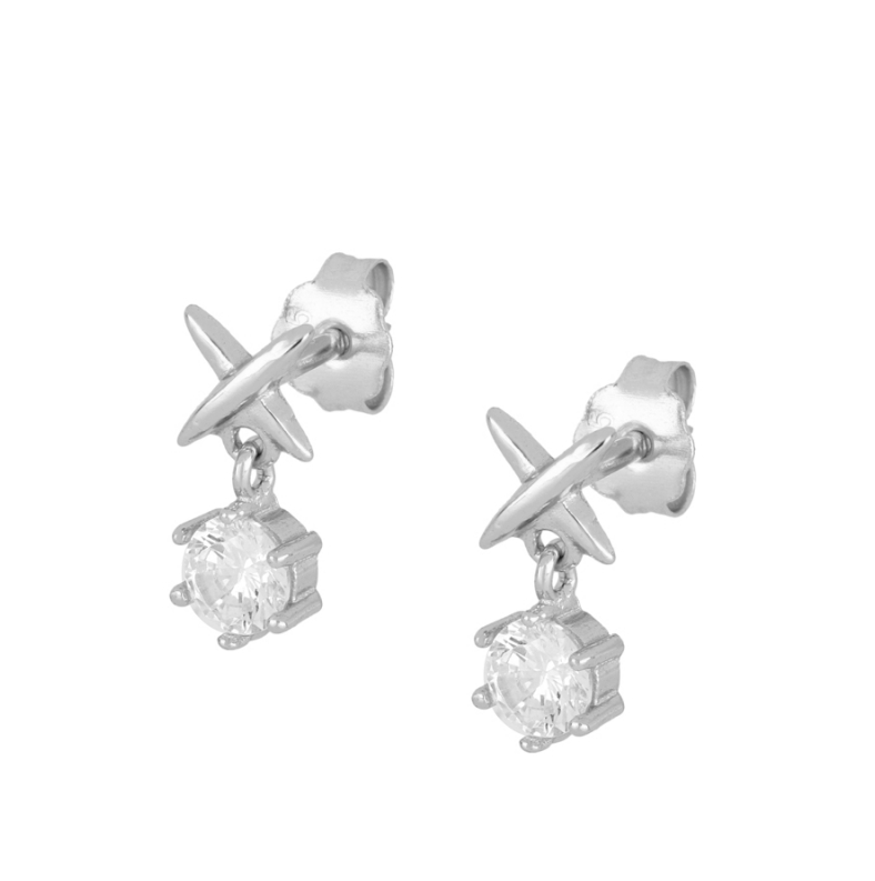 Pendientes Mini Cruzada